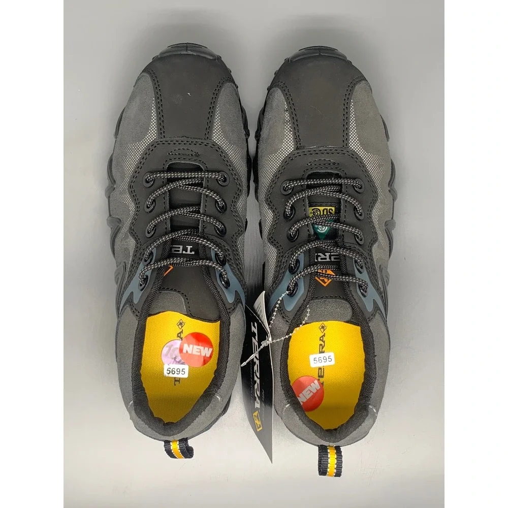 Terra Venom Low Gray Black Composite Toe Safety Work Shoes TR608185BLK Men 10.5